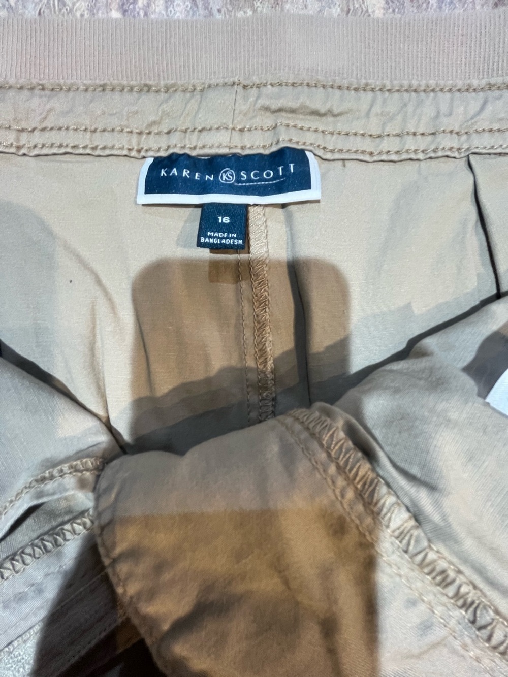 Karen Scott Beige/Tan Skort - Picture 3 of 9